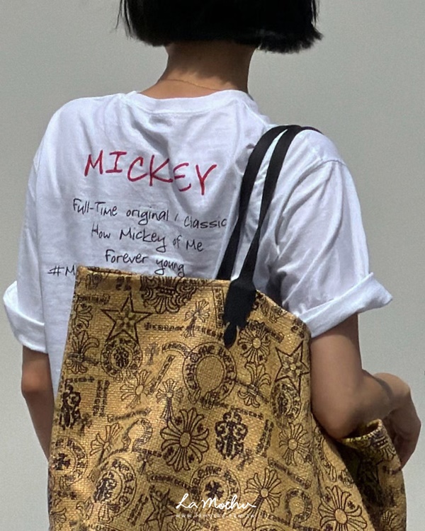 MICKEY字母短袖上衣(花花清單)